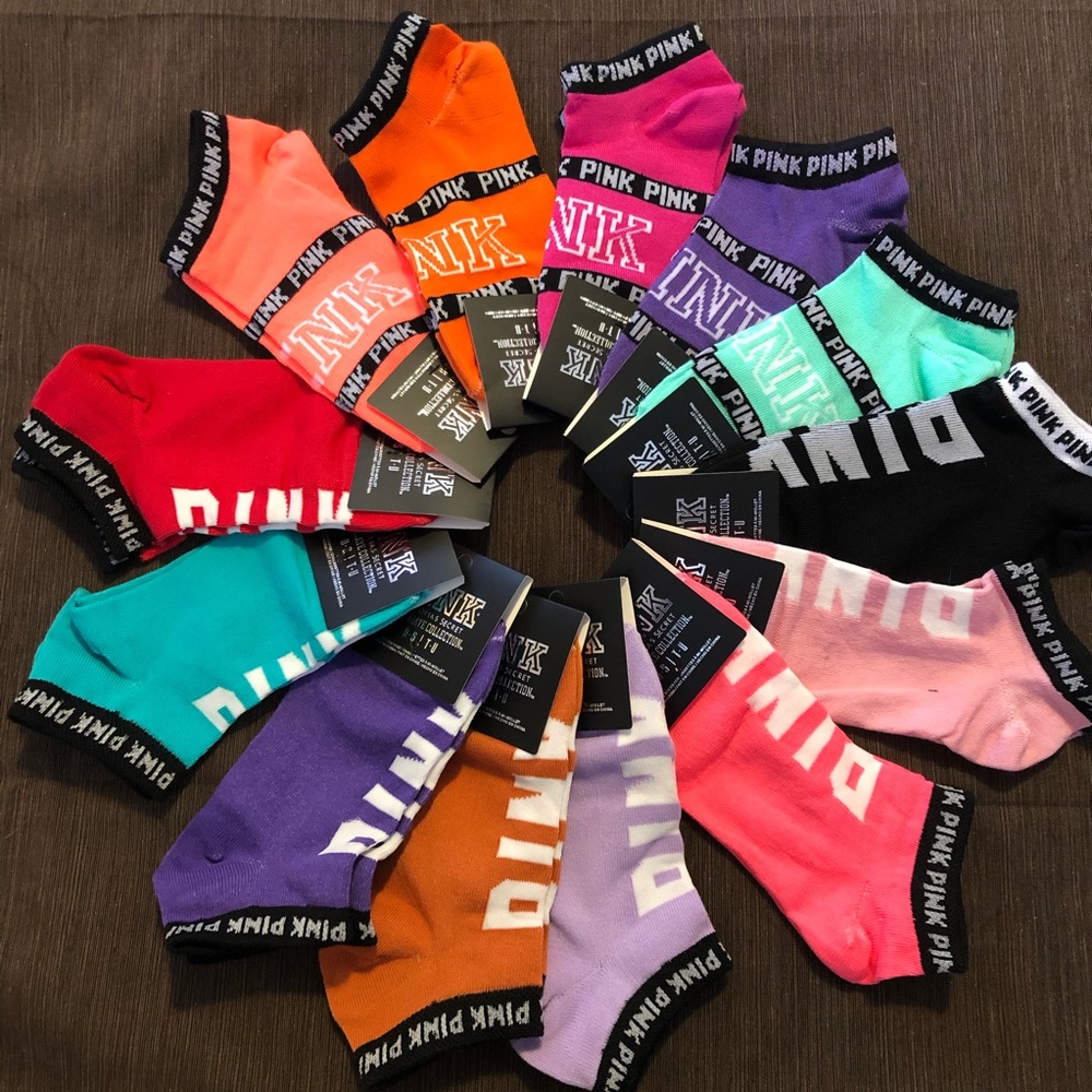 💕Pink VS 12 Pairs Socks 💕💕